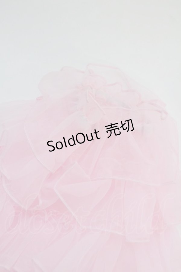 画像3: Chalmiere / シアーフリルレッグカバー  ピンク T-25-12-04-027-LO-ZA-SA-ZT (3)