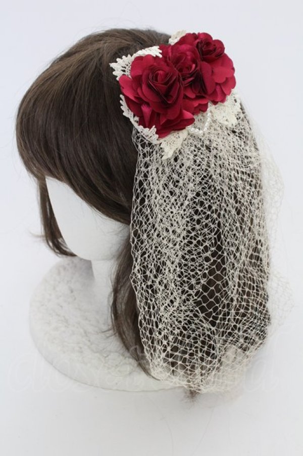 画像1: axes femme / プリエールヘッドドレス  キナリ T-25-12-04-032-AX-AC-SA-ZT (1)