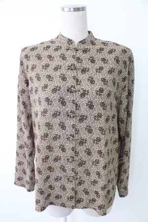 画像: KANEKO ISAO / 花総柄ブラウス  ベージュ T-25-12-07-005-EL-BL-OW-ZT