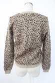 画像2: KANEKO ISAO / レオパード柄シャギーニット  ブラウン T-25-12-07-006-EL-TO-OW-ZT389 (2)