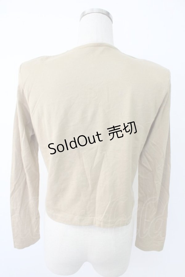 画像2: INGEBORG / フラワーptカットソー  カーキイエロー T-25-12-07-007-LO-TO-OW-ZT389 (2)