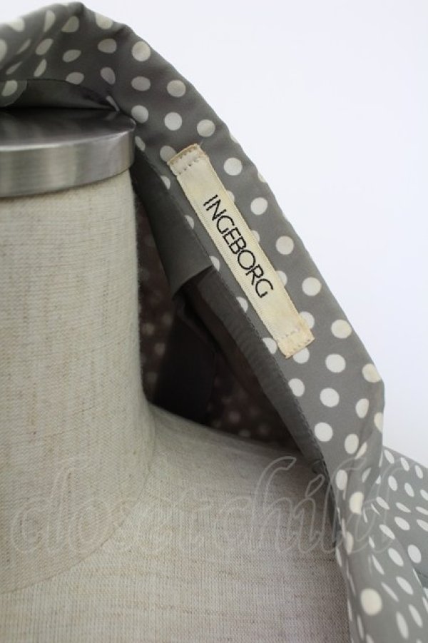 画像4: INGEBORG / ドット柄ジャケット  グレー T-25-12-07-008-LO-JA-OW-ZT389 (4)