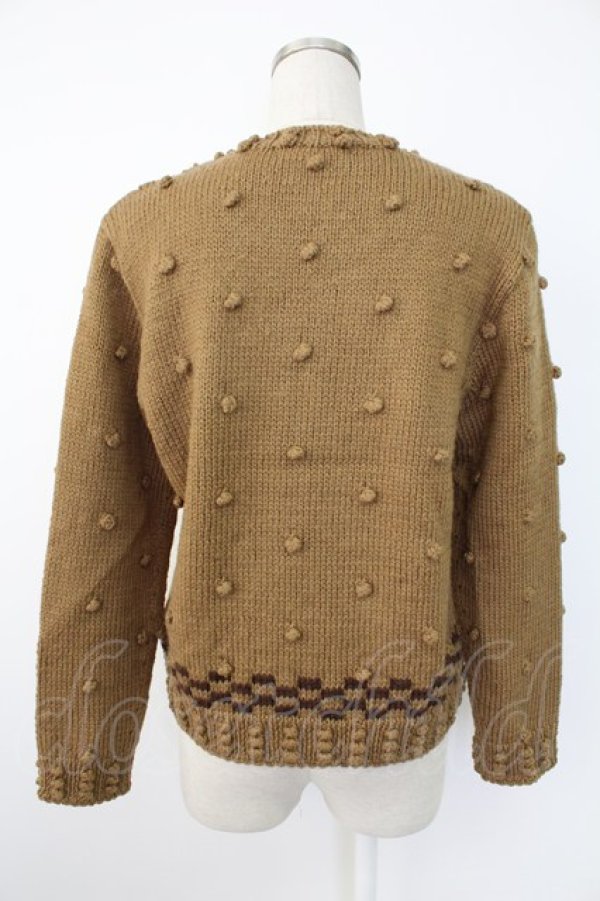 画像2: KANEKO ISAO / クリスマスツリーモチーフ使いニット  ベージュ T-25-12-07-014-EL-TO-OW-ZT474 (2)