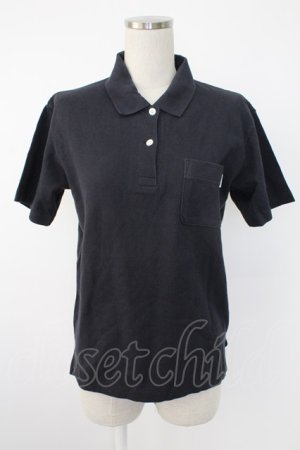 画像: INGEBORG / ロゴptポロシャツ  ネイビー T-25-12-07-018-LO-TO-OW-ZT