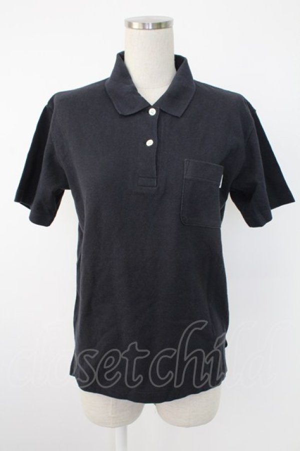 画像1: INGEBORG / ロゴptポロシャツ  ネイビー T-25-12-07-018-LO-TO-OW-ZT473 (1)