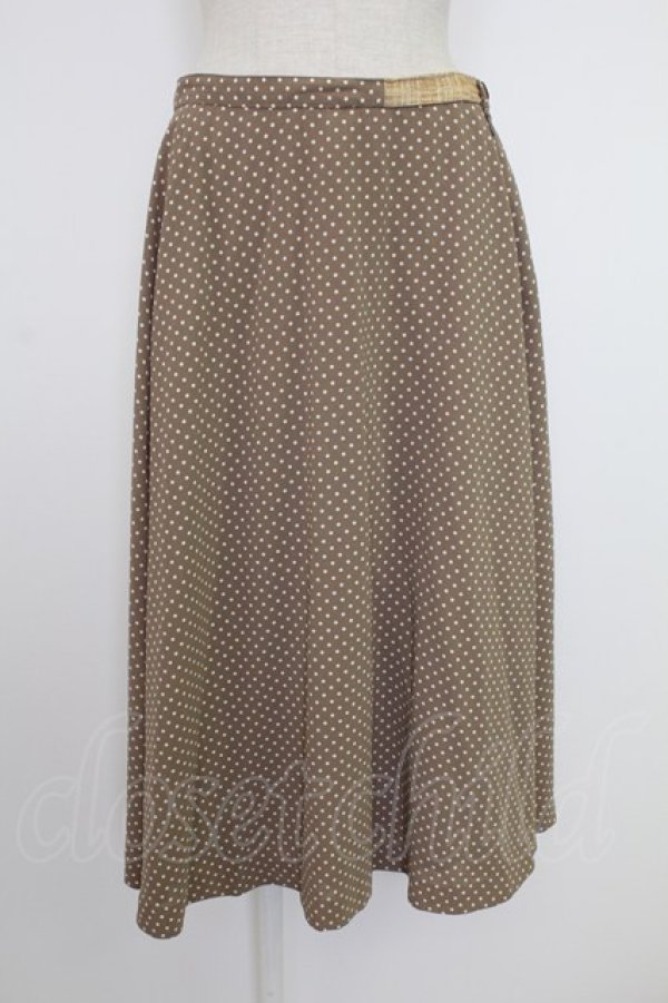 画像2: INGEBORG / リボン使いドットセットアップ  ベージュ T-25-12-07-032-LO-OP-OW-ZT402 (2)