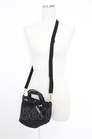 画像: INGEBORG / リボン使いミニショルダーバッグ  クロ T-25-12-10-032-LO-BG-OW-ZT