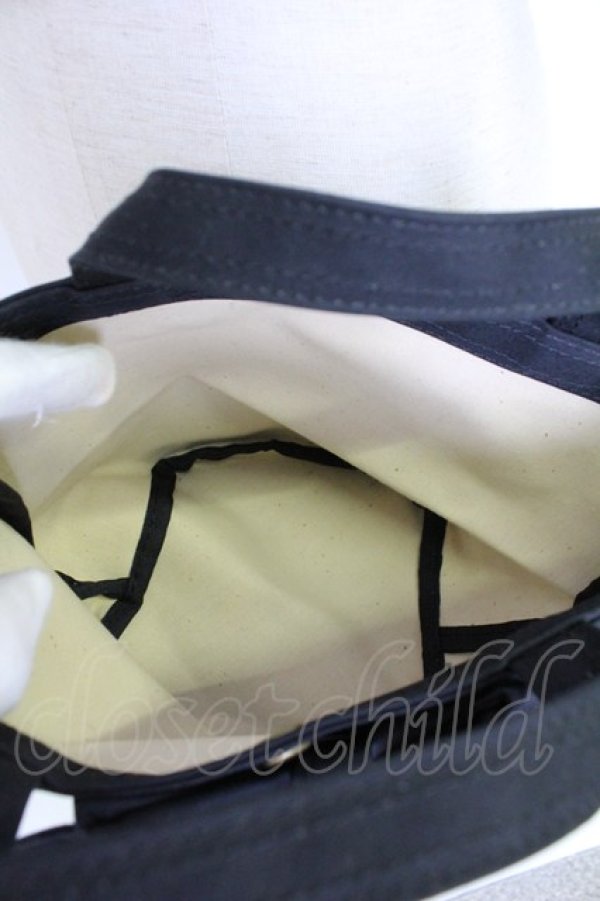 画像4: INGEBORG / リボン使いミニショルダーバッグ  クロ T-25-12-10-032-LO-BG-OW-ZT (4)