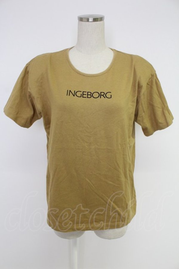 画像1: p0282ul10 / ロゴptTシャツ  カラシ T-25-12-10-004-LO-TO-OW-ZT (1)