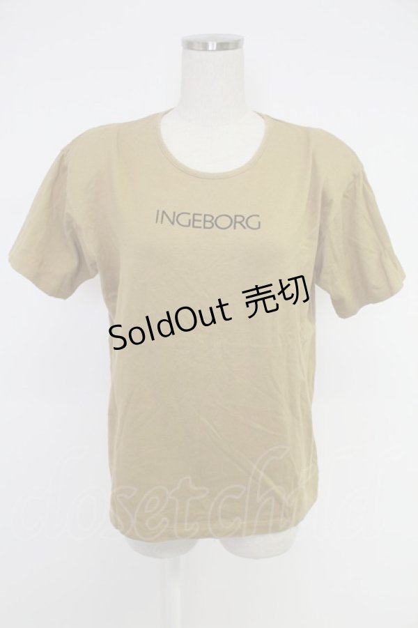 画像1: p0282ul10 / ロゴptTシャツ  カラシ T-25-12-10-004-LO-TO-OW-ZT191 (1)