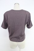 画像2: KANEKO ISAO / ローズブーケptTシャツ  パープル T-25-12-10-008-EL-TO-OW-ZT244 (2)