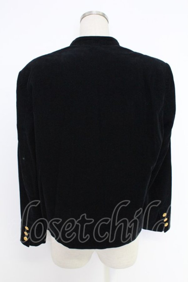 画像2: PINK HOUSE / ワッペン使いスエードジャケット  クロ T-25-12-10-014-LO-JA-OW-ZT112 (2)