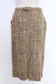 画像2: INGEBORG / ミックスツイードスカート  ベージュ T-25-12-10-017-LO-SK-OW-ZT114 (2)