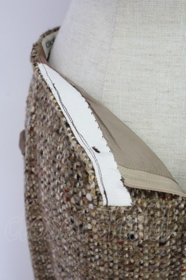 画像3: INGEBORG / ミックスツイードスカート  ベージュ T-25-12-10-017-LO-SK-OW-ZT114 (3)