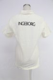 画像2: INGEBORG / ロゴptポロシャツ  アイボリー T-25-12-10-002-LO-TO-OW-ZT (2)