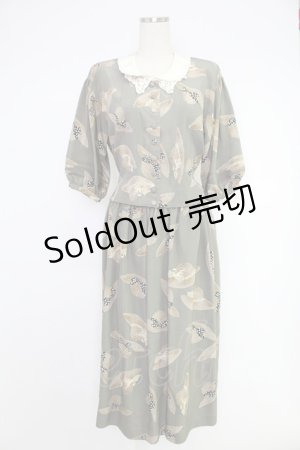 画像: PINK HOUSE / 帽子柄セットアップ【リメイク品】  グリーン系 T-25-12-10-020-LO-OP-OW-ZT