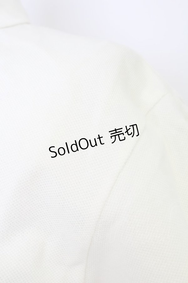 画像3: INGEBORG / ロゴptポロシャツ  アイボリー T-25-12-10-002-LO-TO-OW-ZT191 (3)