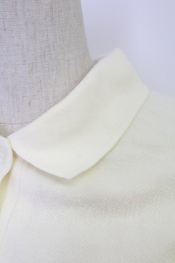 画像4: INGEBORG / ロゴptポロシャツ  アイボリー T-25-12-10-002-LO-TO-OW-ZT (4)