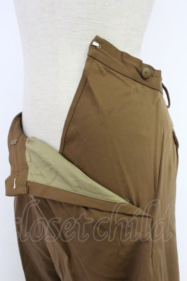 画像4: INGEBORG / テーパードパンツ  ブラウン T-25-12-10-023-LO-PA-OW-ZT (4)