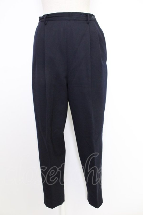 画像1: INGEBORG / テーパードパンツ  ネイビー T-25-12-10-024-LO-PA-OW-ZT236 (1)