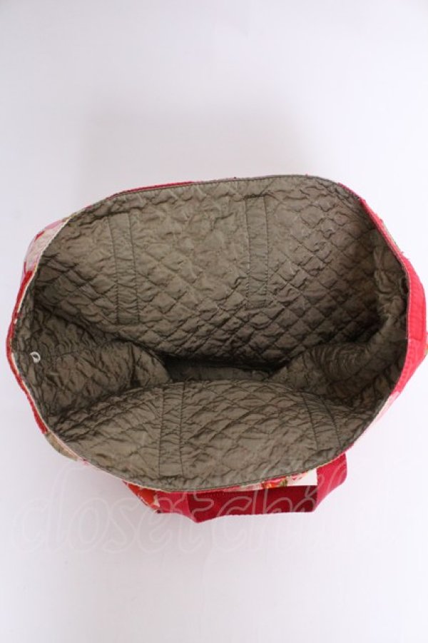 画像4: INGEBORG / 花柄バケツ型バッグ  アカ T-25-12-10-026-LO-BG-OW-ZT (4)