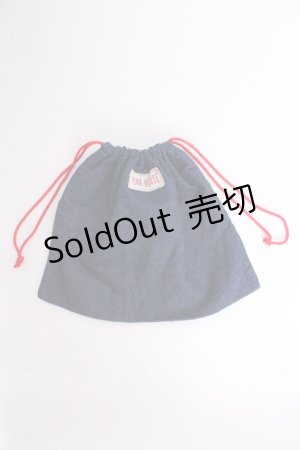画像: PINK HOUSE / 巾着  インディゴ T-25-12-10-027-LO-ZA-OW-ZT-K012