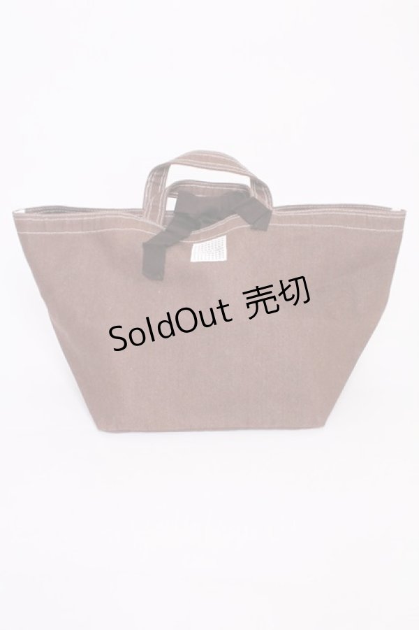 画像1: KANEKO ISAO / デニムトートバッグ  ブラウン T-25-12-10-029-EL-BG-OW-ZT-K012 (1)