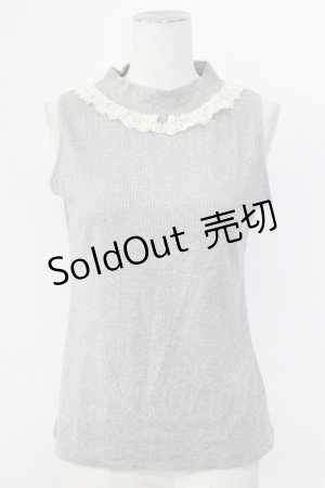 画像: axes femme / ボトルネックリブタンク M モクグレー T-25-12-11-021-AX-TO-SA-ZI