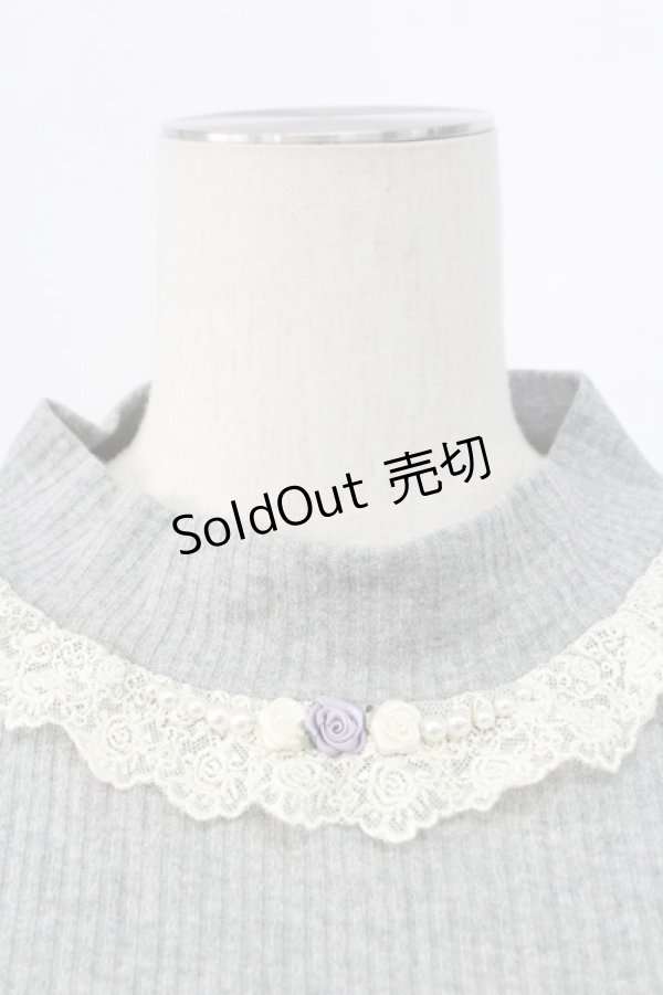 画像3: axes femme / ボトルネックリブタンク M モクグレー T-25-12-11-021-AX-TO-SA-ZI (3)