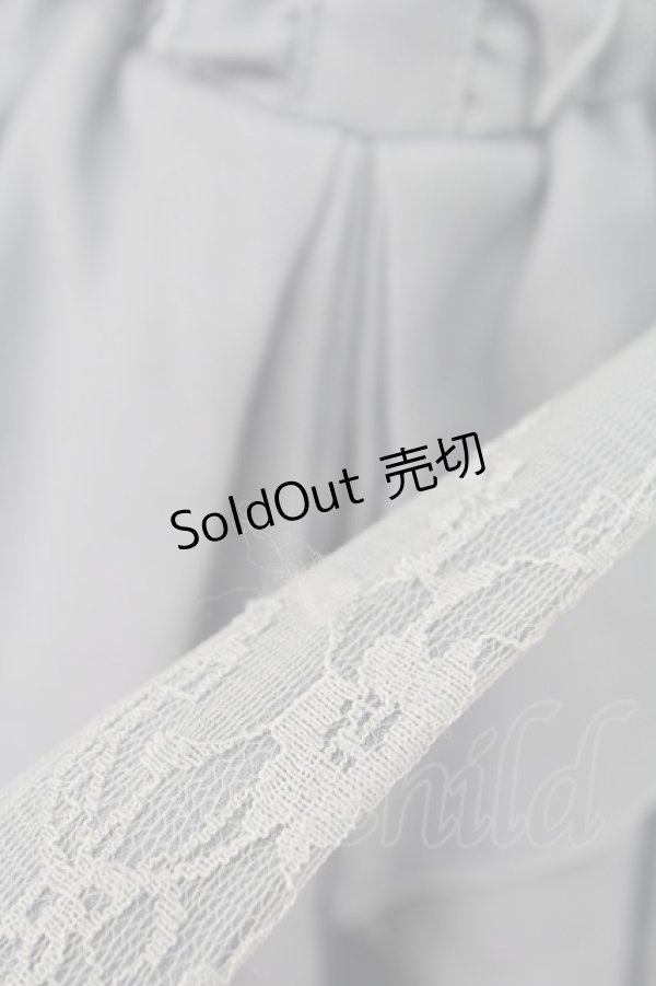 画像5: axes femme / 編み上げペプラムビスチェ M サックス T-25-12-11-031-AX-TO-SA-ZT (5)