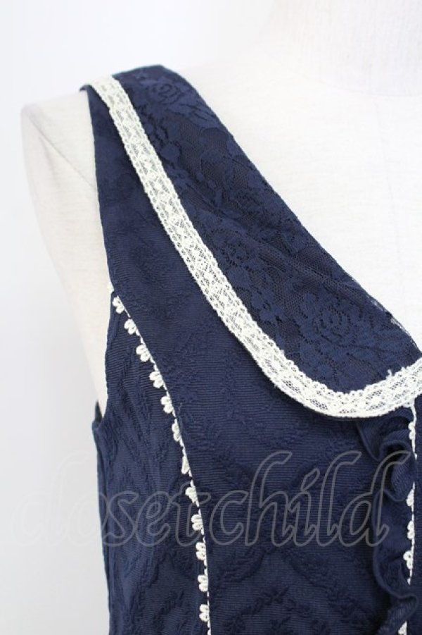 画像3: axes femme / 襟付きジャカードジャンドレ M コン T-25-12-11-034-AX-OP-SA-ZT (3)