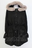 画像1: axes femme / フード付ミドル丈モッズコート L ブラック T-25-12-11-043-AX-CO-SA-ZT (1)