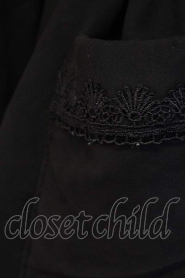 画像4: axes femme / フード付ミドル丈モッズコート L ブラック T-25-12-11-043-AX-CO-SA-ZT (4)