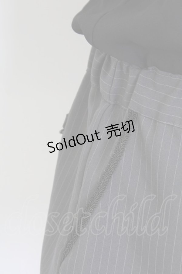 画像5: axes femme / ストライプ切替オールインワン M ブラック T-25-12-11-044-AX-OP-SA-ZI (5)