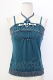 画像1: axes femme / ガーデンホルターキャミソール M グリーン T-25-12-11-005-AX-TO-SA-ZT (1)