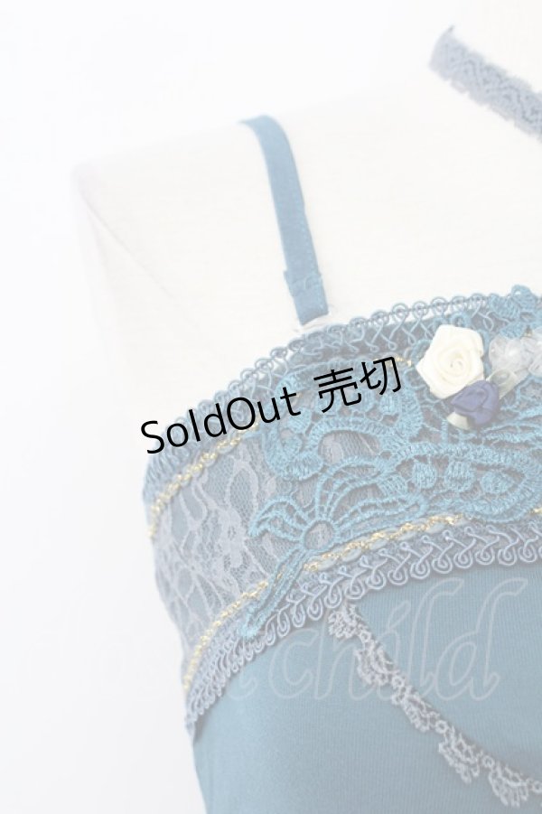 画像4: axes femme / ガーデンホルターキャミソール M グリーン T-25-12-11-005-AX-TO-SA-ZI (4)