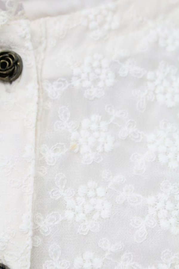 画像4: axes femme / 総レースペプラムフリルトップス M キナリ T-25-12-11-007-AX-TO-SA-ZT (4)