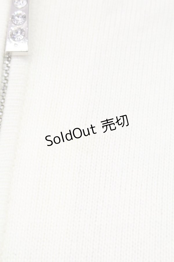 画像4: LODISPOTTO / ストーンZIPニットフードカーディガン  アイボリー T-25-12-11-009-LO-TO-SA-ZI (4)