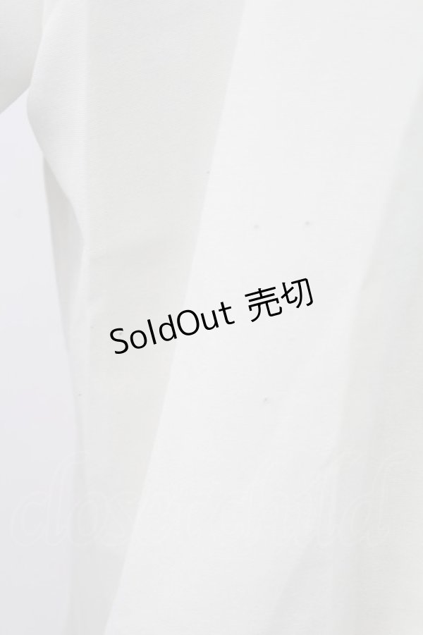 画像4: axes femme / 開襟お茶会刺繍ブラウス  キナリ T-25-12-11-011-AX-BL-SA-ZI (4)