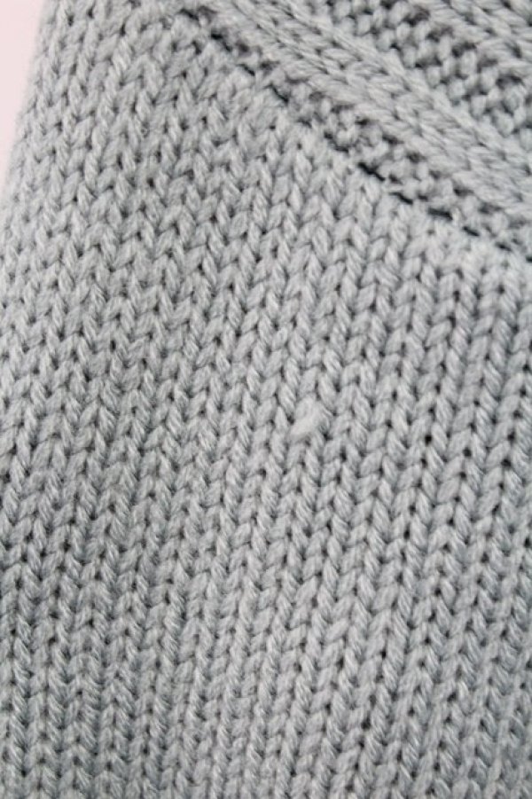 画像4: axes femme / 袖刺繍パーカーニットワンピース M グリーン T-25-12-11-018-AX-OP-SA-ZT (4)