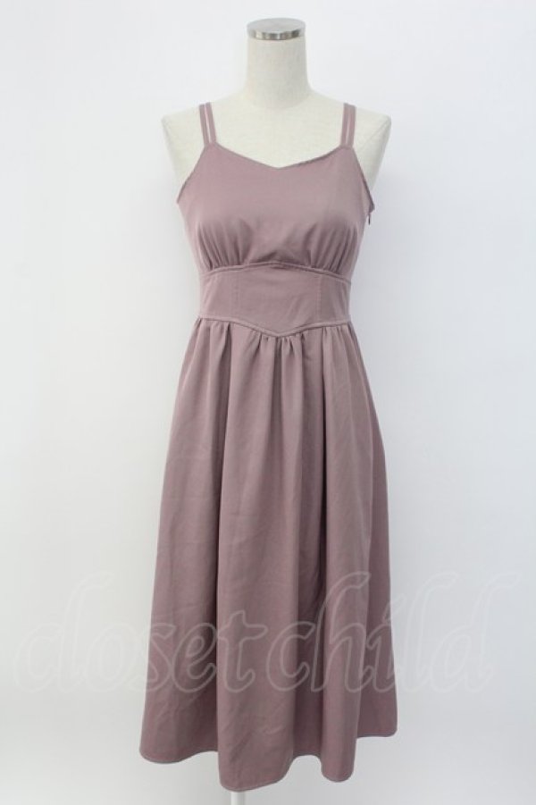 画像5: axes femme POETIQUE / レースケープ付キャミワンピース  ピンクＸ白 T-25-12-14-016-AX-OP-SA-ZT (5)