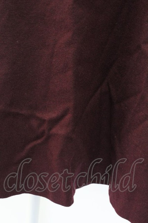 画像4: Jane Marple / 別珍リボンジャンパースカート  ボルドー T-25-12-14-017-JM-OP-SA-ZT (4)