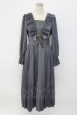 画像1: melume / makiコラボ/プリーツ襟ワンピース L グレー T-25-12-14-020-0-OP-SA-ZT (1)