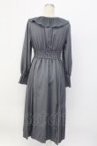 画像2: melume / makiコラボ/プリーツ襟ワンピース L グレー T-25-12-14-020-0-OP-SA-ZT (2)