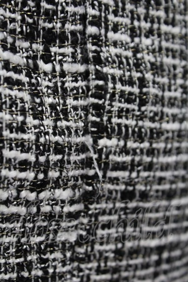 画像4: evelyn / ビジューボタンツイードワンピース  グレー T-25-12-14-023-LO-OP-SA-ZT (4)