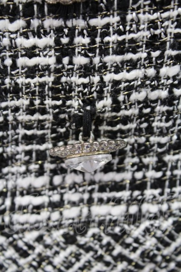 画像7: evelyn / ビジューボタンツイードワンピース  グレー T-25-12-14-023-LO-OP-SA-ZT (7)