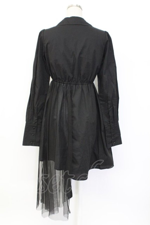 画像2: Jamie エーエヌケー / チュールスカート付きワンピース  ブラック T-25-12-14-026-LO-OP-SA-ZT (2)