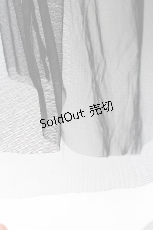 画像3: Jamie エーエヌケー / チュールスカート付きワンピース  ブラック T-25-12-14-026-LO-OP-SA-ZT020 (3)