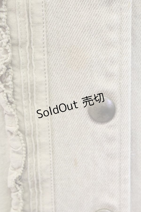 画像6: KANEKO ISAO / 縦フリル&ピンタックブルゾン  ベージュ T-25-12-14-028-EL-JA-SA-ZT (6)