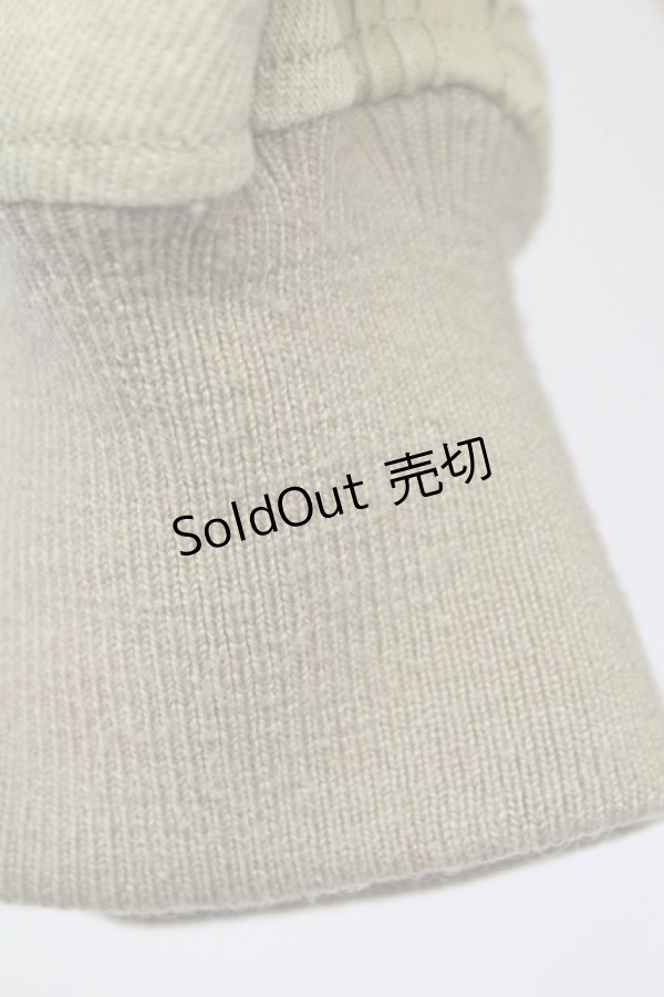 画像9: KANEKO ISAO / 縦フリル&ピンタックブルゾン  ベージュ T-25-12-14-028-EL-JA-SA-ZT (9)